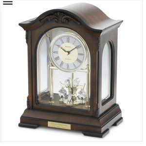 Bulova Crystal Pendulum Clock